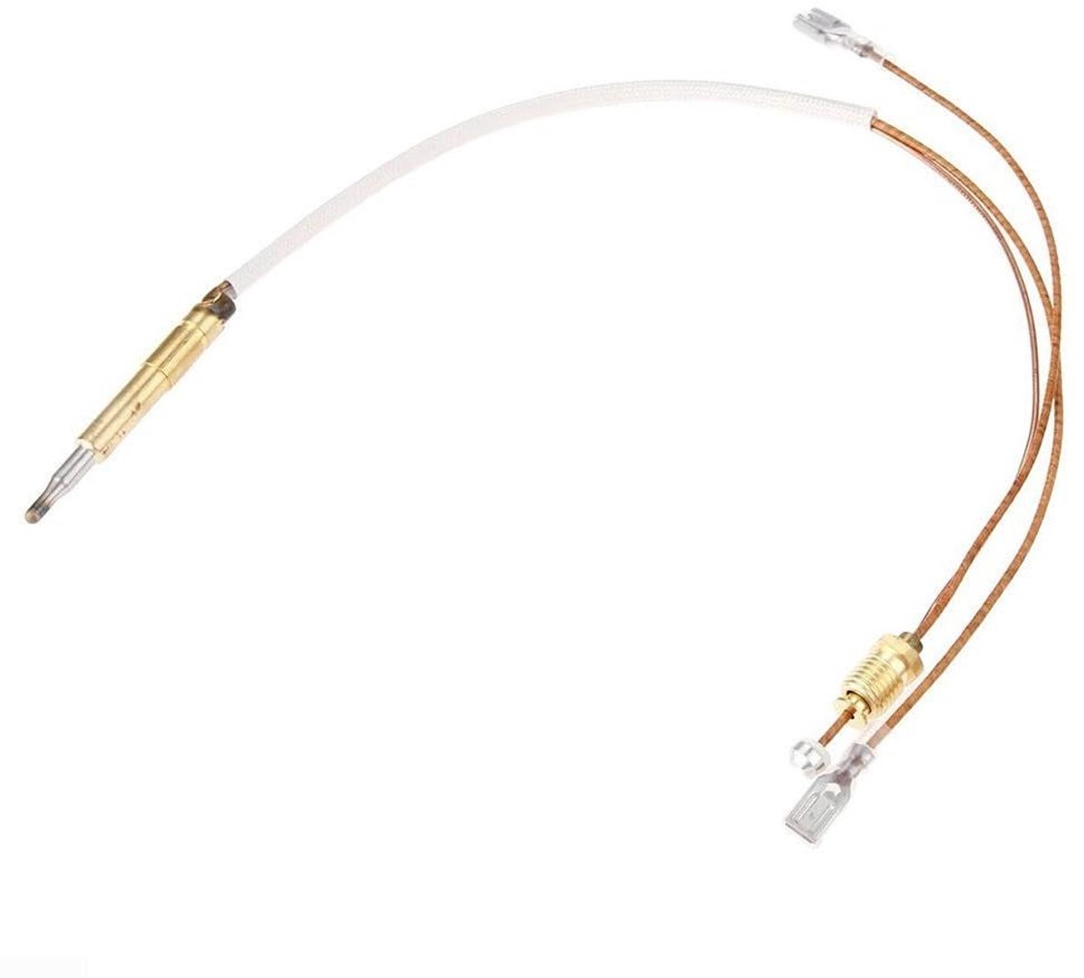 Thermokoppel Terrasverwarmer - Pilot Light Sensor - Veilig Gas Gebruik - Groef Type Ontwerp - 350mm Lengte - Wit