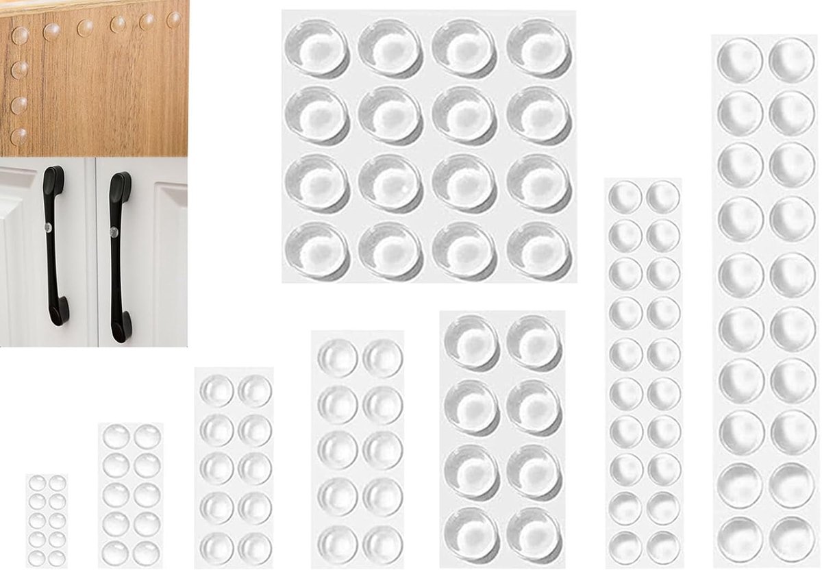 Elastische buffer transparant rond