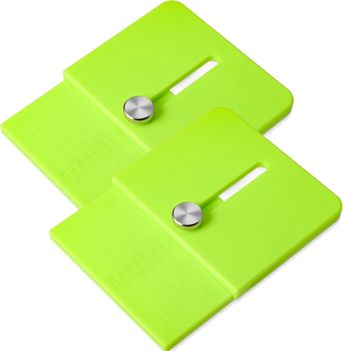2 x snijgereedschap, snijgereedschap, nauwkeurige grootte, verstelbare rand (5-35 mm) rechte snijgeleiding voor meubels, vinyl en behang