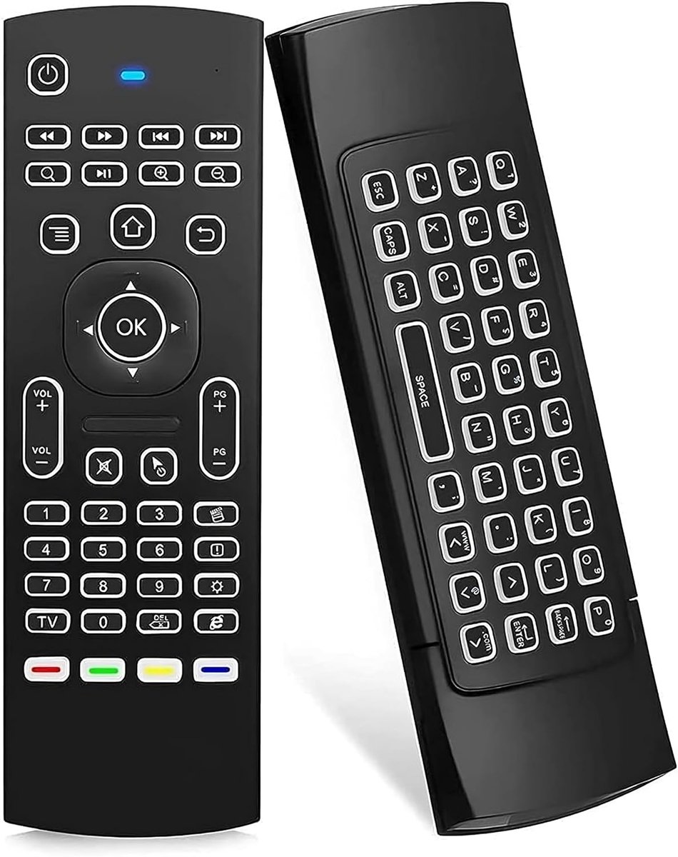 Air Mouse afstandsbediening - 2.4GHz draadloze muis - universele compatibiliteit - ideaal voor Smart TV en PC - ShopVlot