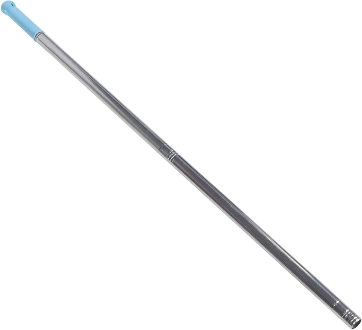 Bezemsteel Roestvrijstaal - Vervangende steel Dweil - Vloeren Reinigen - Universele Diameter 19mm - 74 cm - Multicolor