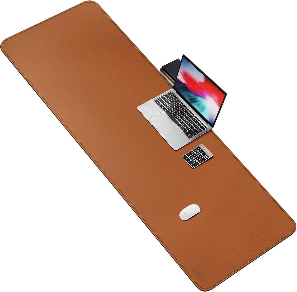 SnelShoppen - Groot Bureau Mat - 160 x 61 cm PU Leer Bureau Pad - XXL Desk Pad voor Kantoor, Thuis, Gaming, Computer, Laptop, Toetsenbord en Muis - Li
