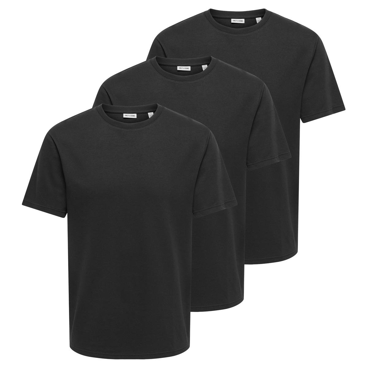 Only & Sons Heren t-shirt 3 pack Caspian