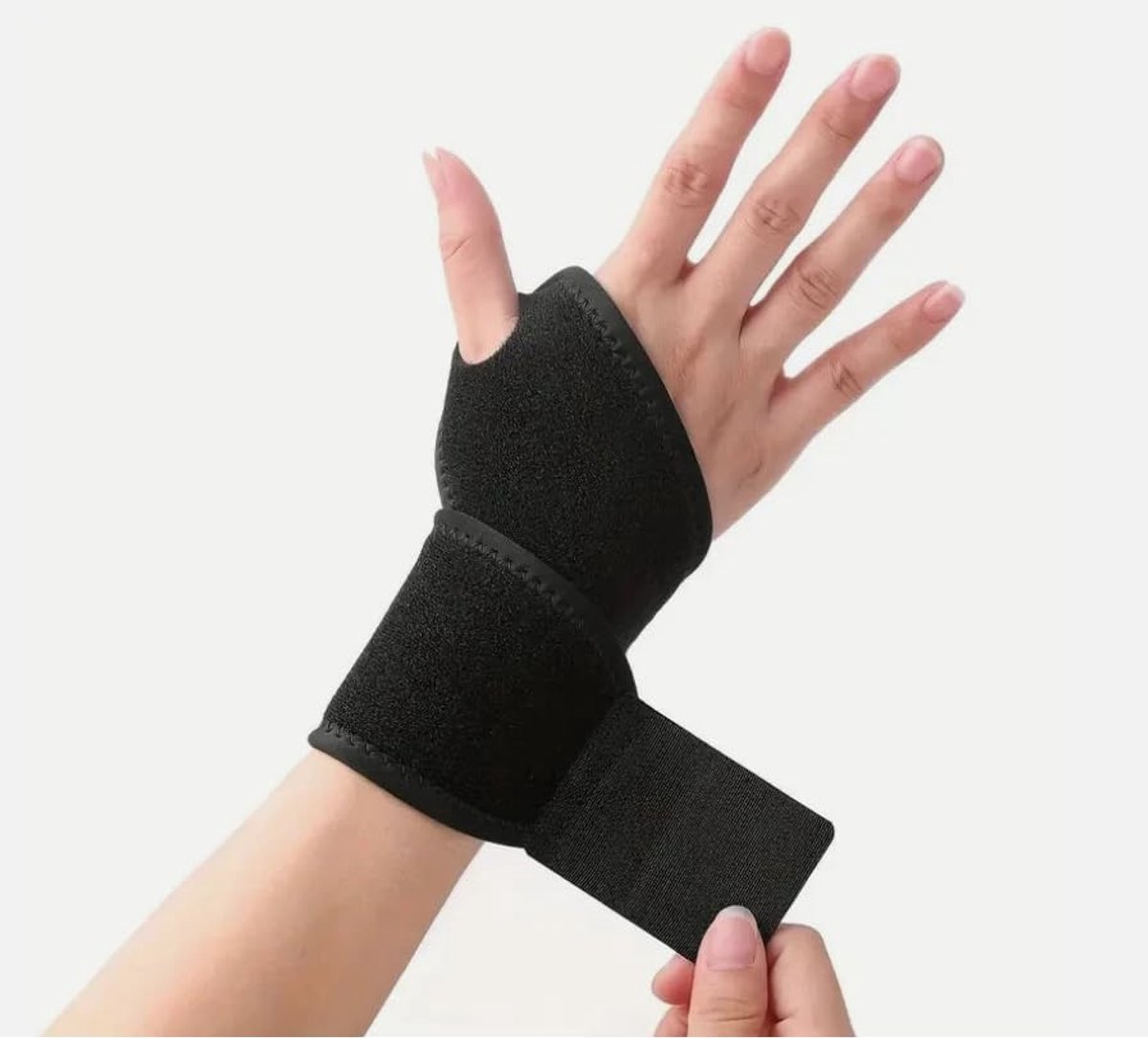 2 stuks polsbandages, fitness, bandage, pols (rechts/links), polssteun voor dames en heren, voor peesontsteking, compressie-polsbeschermers voor krachtsport, crossfit