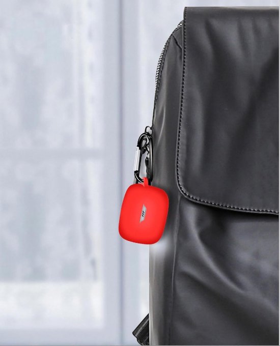Siliconen hoes, compatibel met JBL Tune Beam/JBL Tune 245NC TWS, ultradunne zachte cover, slank, valbestendig, niet gemakkelijk vuil - Zwart — afbeelding 3