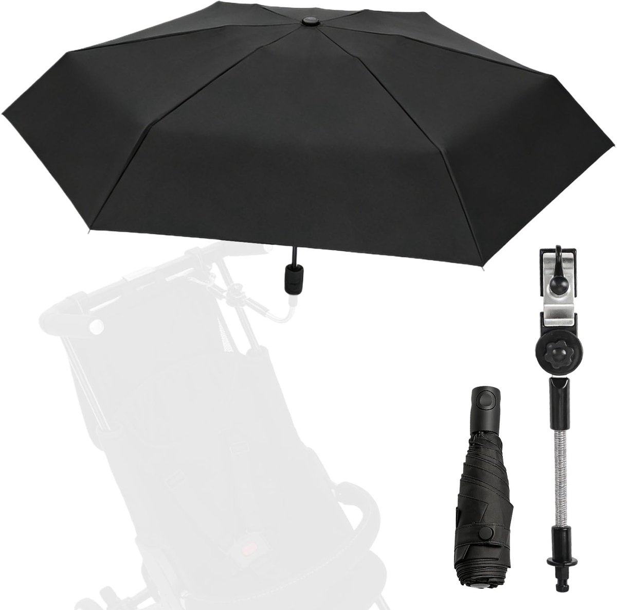 Omgoods - Universele Parasol voor Kinderwagens met UV-bescherming