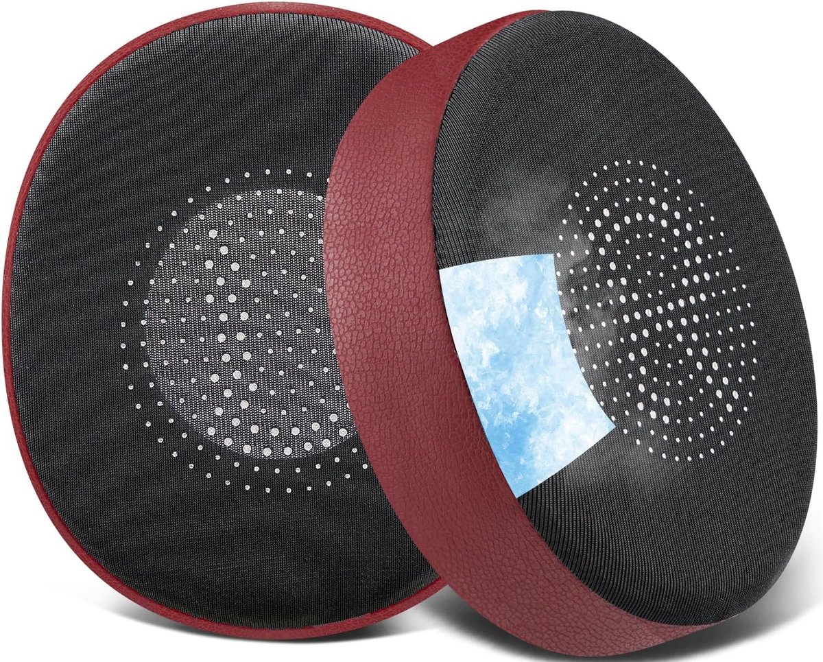 Oorkussens vervangen voor Jabra Evolve2 65 (Evolve 2 65MS 65UC MS UC) / Evolve2 40 (40UC 40MS USB) / Elite 45h on-ear draadloze headset, earpads cushions met ijszijde stof