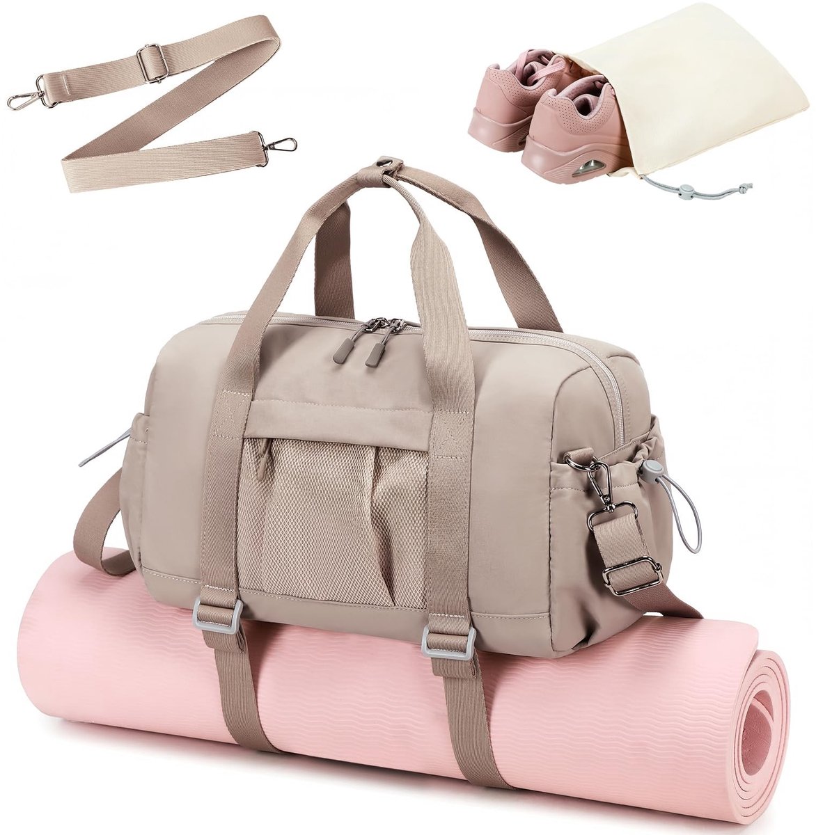Omgoods - Sporttas met Yogamat Houder en Waterdichte Compartment