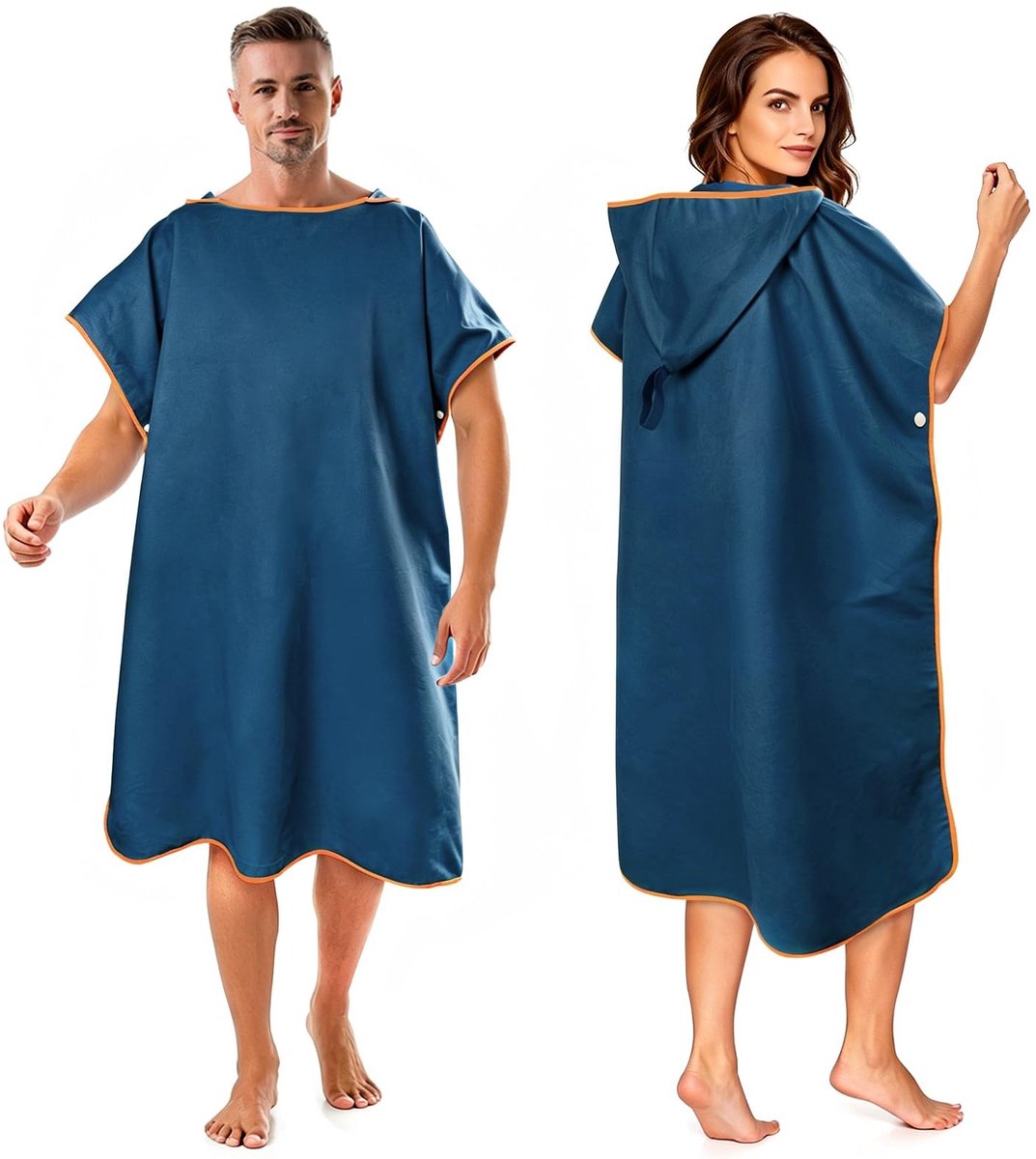 Omgoods - Uniseks Badponcho van Microvezel - Sneldrogend en Warm
