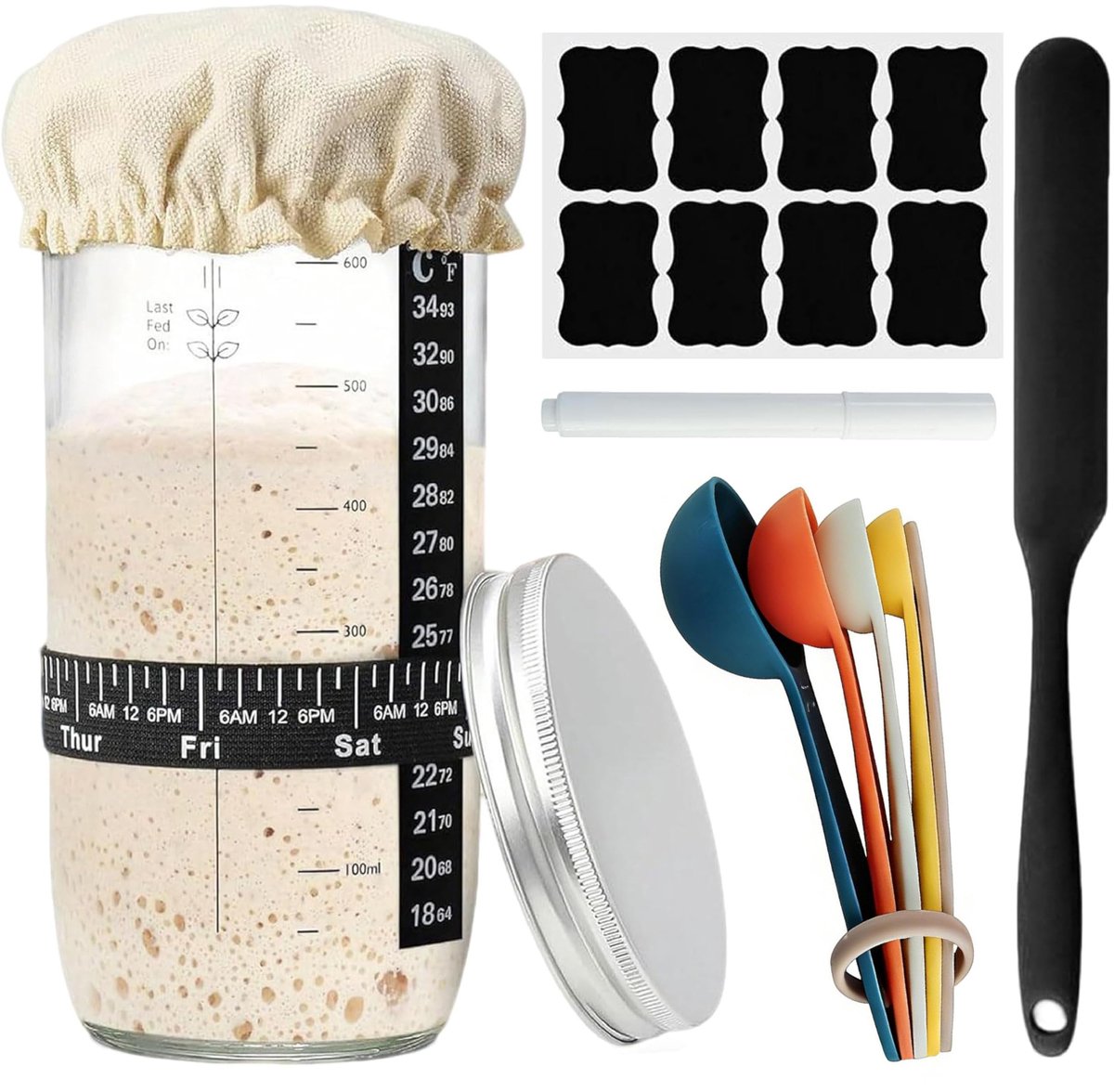 Omgoods - Complete Zuurdesem Starter Set voor Beginners en Broodliefhebbers