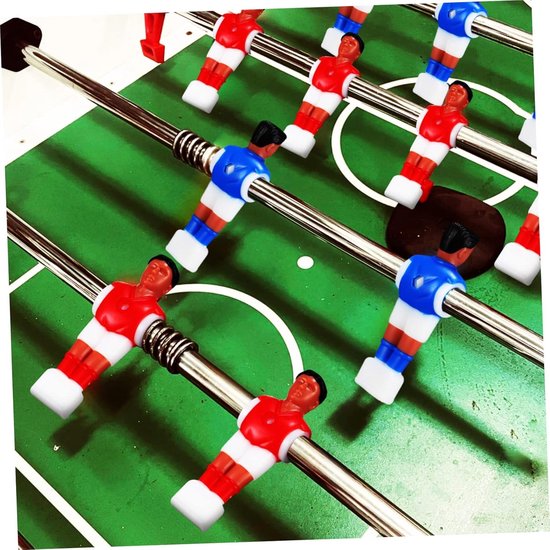 Tafel Voetbal Man 2 Team Tafel Voetbal Voetbal Figuren met Voetbal voor Tafel Gaming Tafelblad Games — afbeelding 2