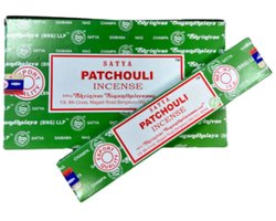 Wierook Satya Patchouli - doos met 12 pakjes van 15 gram