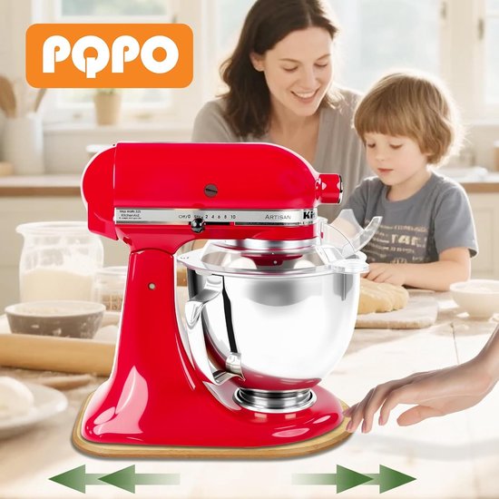 Mixer Verplaatsbaar Accessoire voor Keukenmachine 4.5-5 Qt - Bamboe Schuif van Merkloos — afbeelding 2