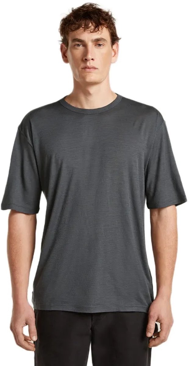 Icebreaker Merino 150 Tech Lite Relaxed T-shirt Met Korte Mouwen Man Blauw