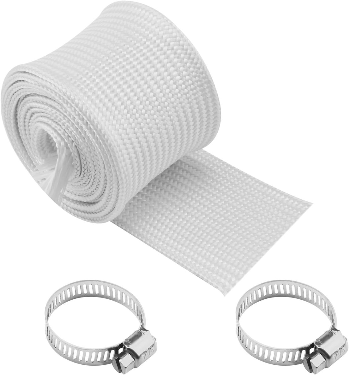1 stuk hittewerende uitlaatslang 25 mm voor stroomgeneratoren 120 cm