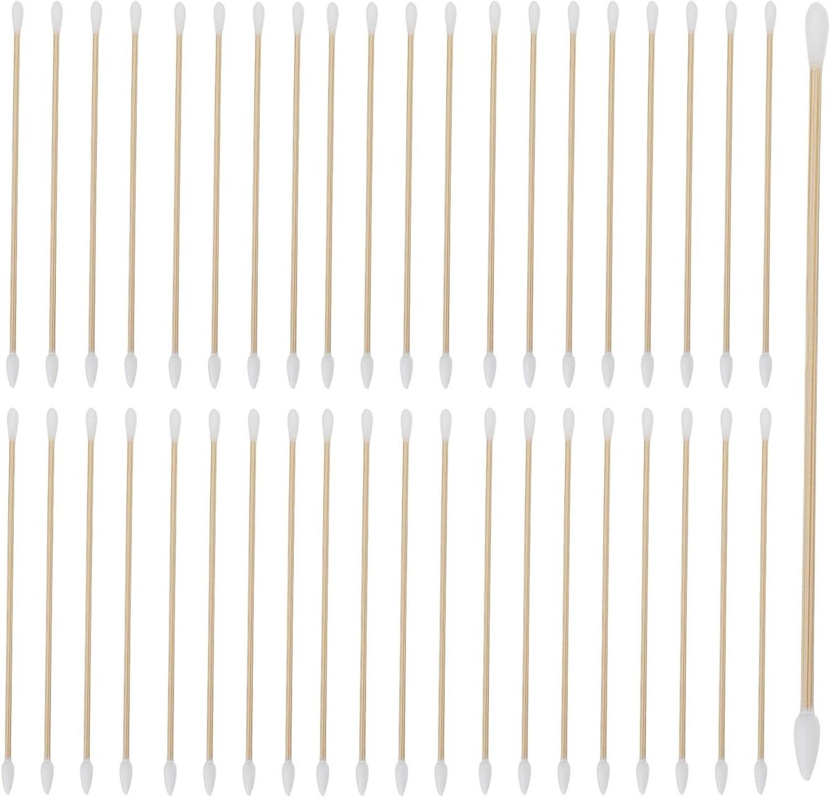 Houten Wattenstaafjes - Puntige Tips - Precisie Schoonmaken - Stevige Houten Stelen - 400 Stuks - Diverse Kleuren
