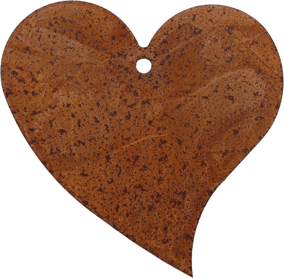 SnelShoppen - Hangdecoratie Hart, Raamdecoratie, Roest Decoratie, Patina, Tuin Decoratie voor Ophangen (10 cm)