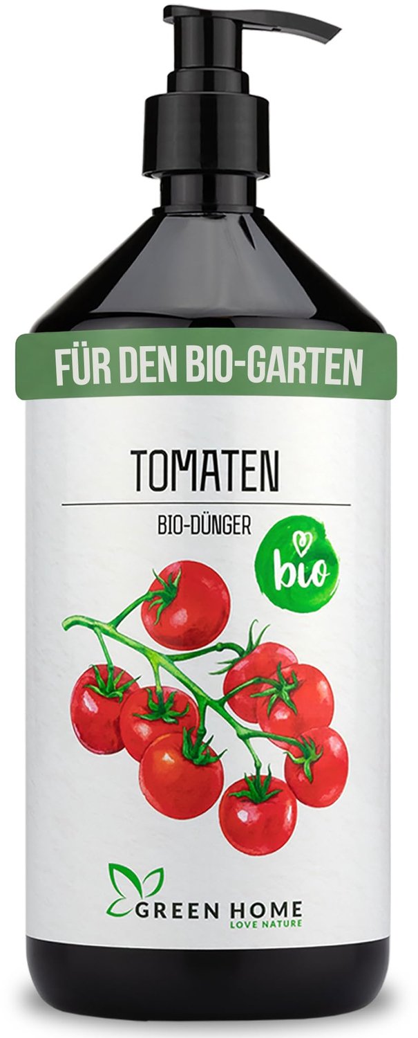Green Home Love Nature - Vloeibare biologische tomaten meststof - 1 liter met doseerpomp - NPK 3-2-6