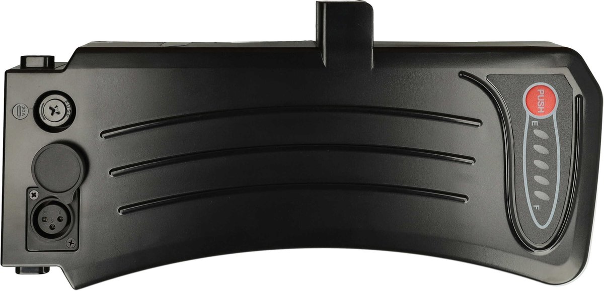 EXTENSILO-accu ter vervanging van Samsung 10ICR19/65-4, SDI Side-Click 36 V, SDI-3610C, SDI-3611C, SDI-3612B voor e-bike (11,6 Ah, 36 V, Li-ion) - Zwart