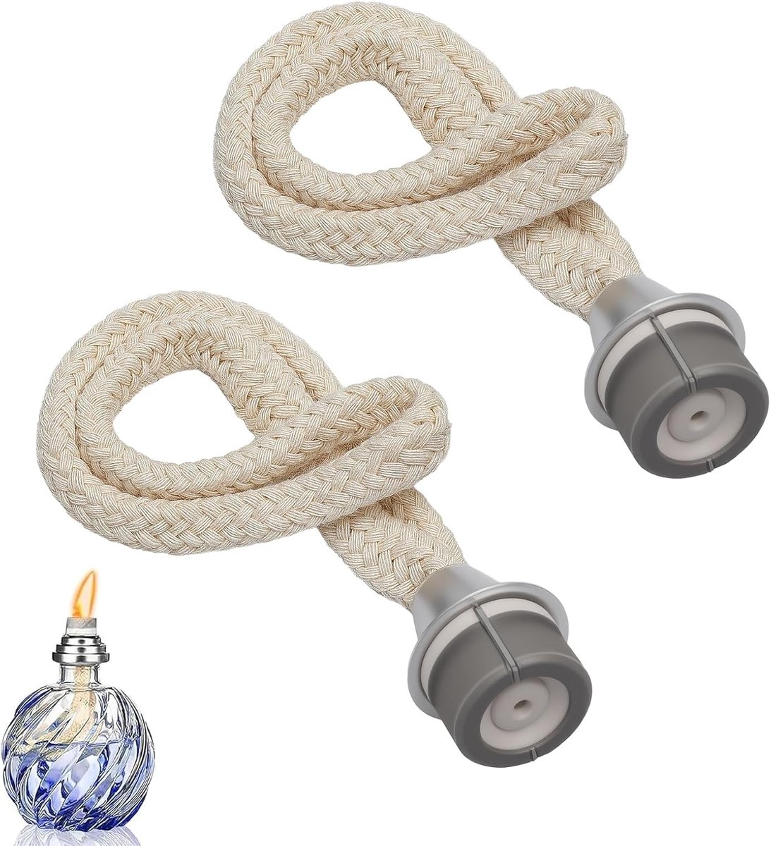 2 lont voor olielampen 17 cm, Premium vervangende lonten voor Lampe Berger, katalytische geurlampen, eenvoudig te verwisselen katoenen lonten, voor brander diffusor aromatherapie