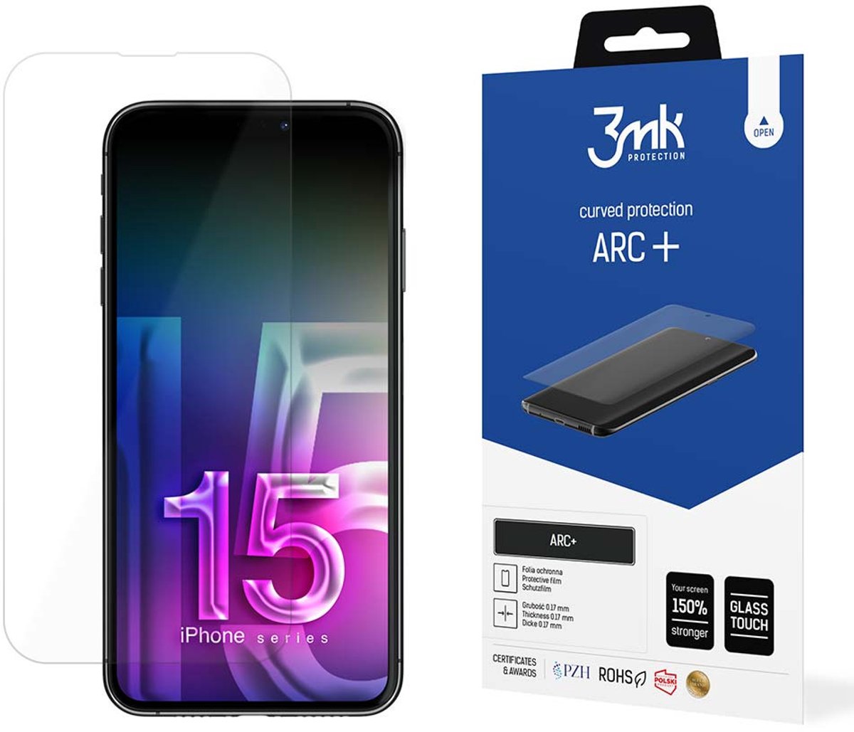 Apple Iphone 15 Pro Max - 3Mk Arc+
