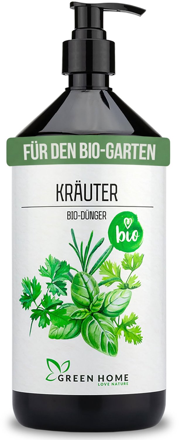 Green Home Love Nature - Vloeibare kruidenmest - 1 liter met doseerpomp 1,5 ml - NPK 3+2+6