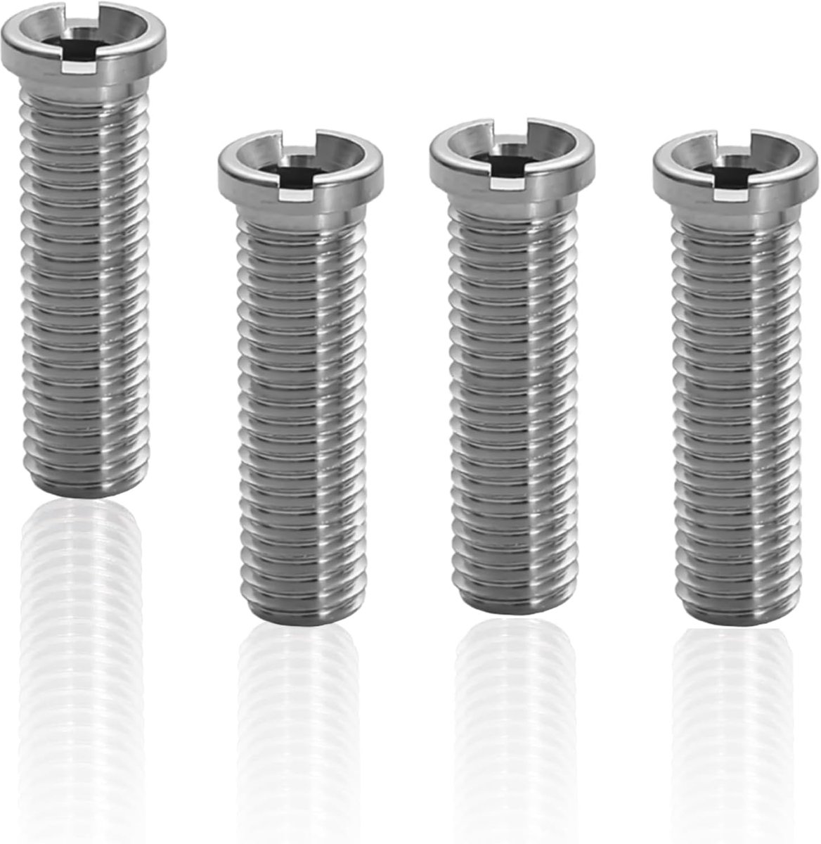 4 stuks holle schroef gootsteen 45 mm roestvrij staal holle schroef voor zeefkorfventielen keukenspoelbak afvoerzeefschroef Ø 12 mm holle schroef voor gootsteen zeefkorfventiel afvoerventiel