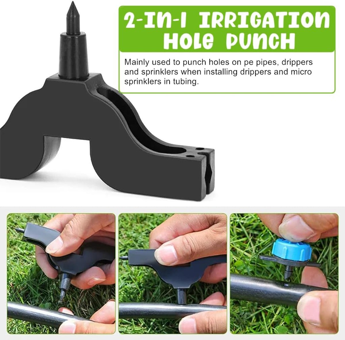 1 Stks 3mm/4mm Slanggat Puncher Boren Gereedschap voor TuindruppelIrrigatie Pijpen