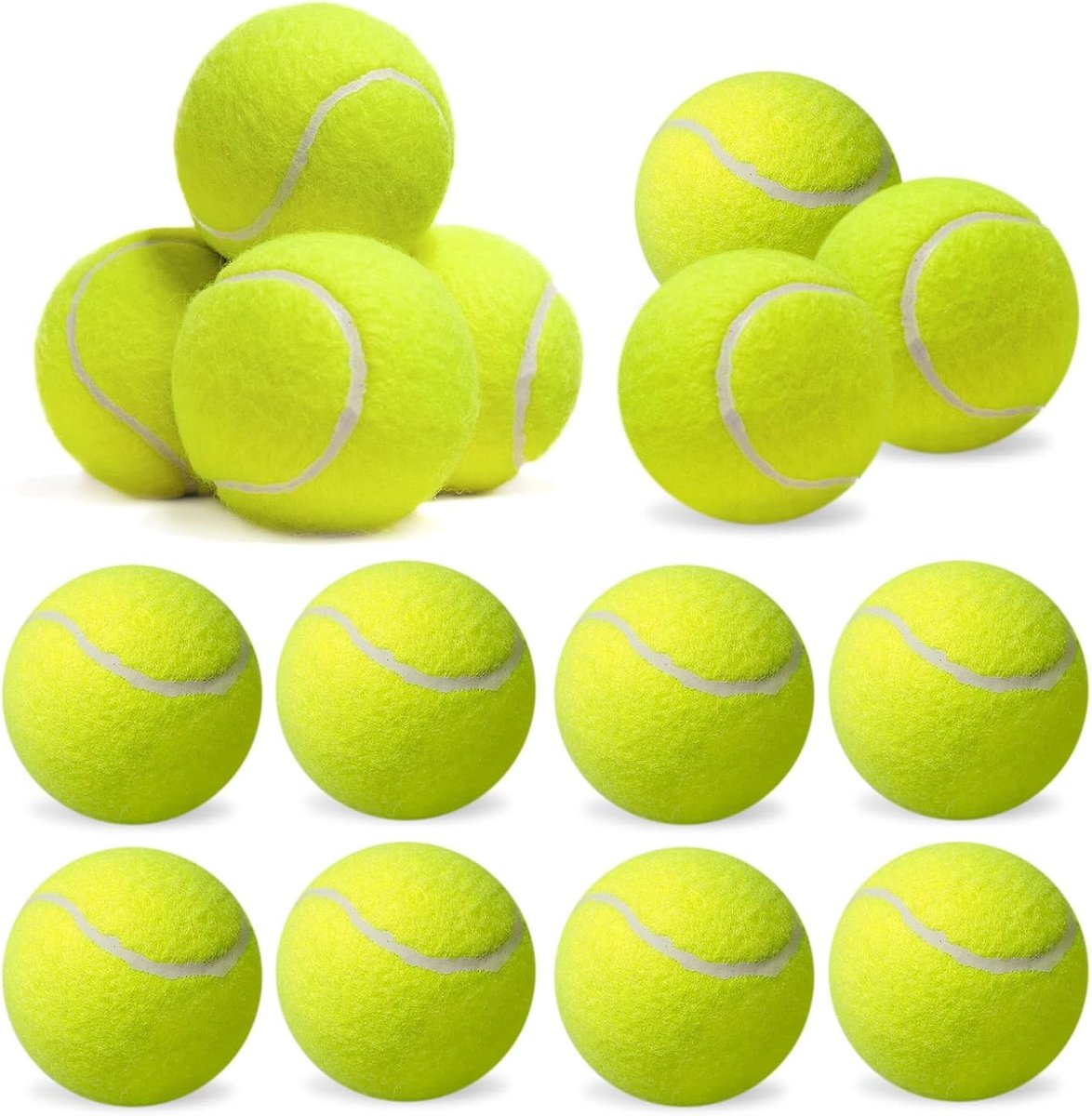 Tennisballen voor Kinderen en Honden - 15 Stuks Geschikt voor Tennislessen en Spelletjes Buiten