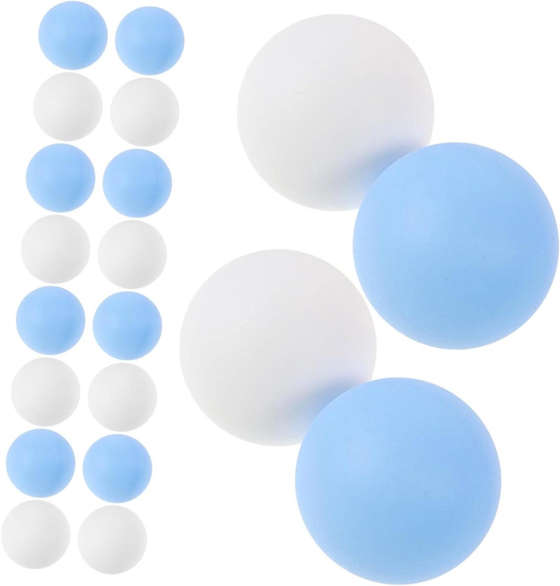 Tafeltennisballen Mat - Pingpongballen Decoratieballen - Feestdecoratie Spel - Naadloos Standaardontwerp - 40 mm - Lichtgekleurd