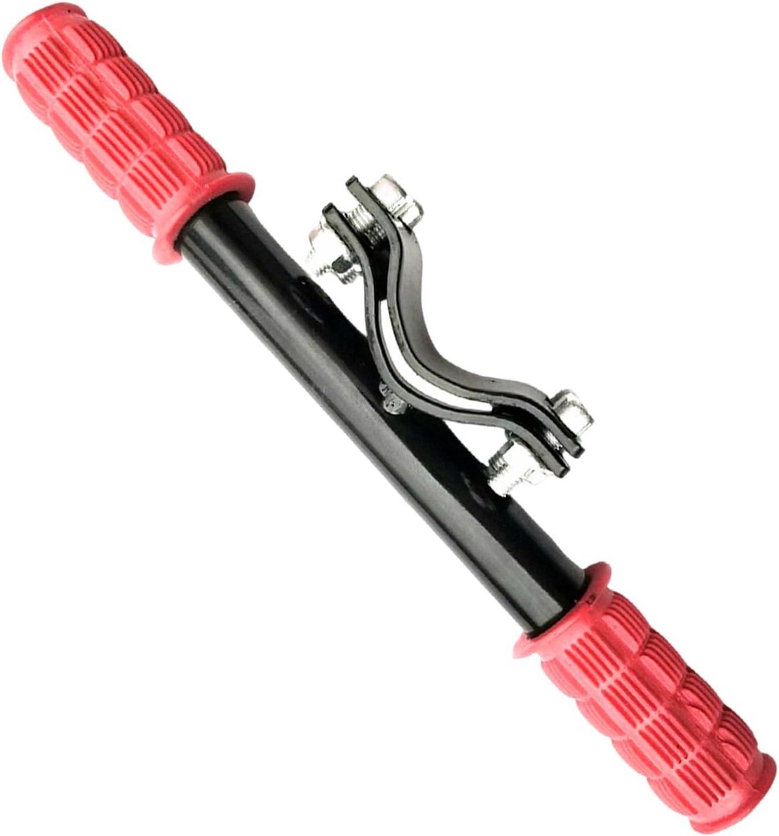 Fiets Achterzit Handvat - Kinderzitje Armsteun - Veilig Fietsen - Verstelbare Montage - 25-32mm - Zwart