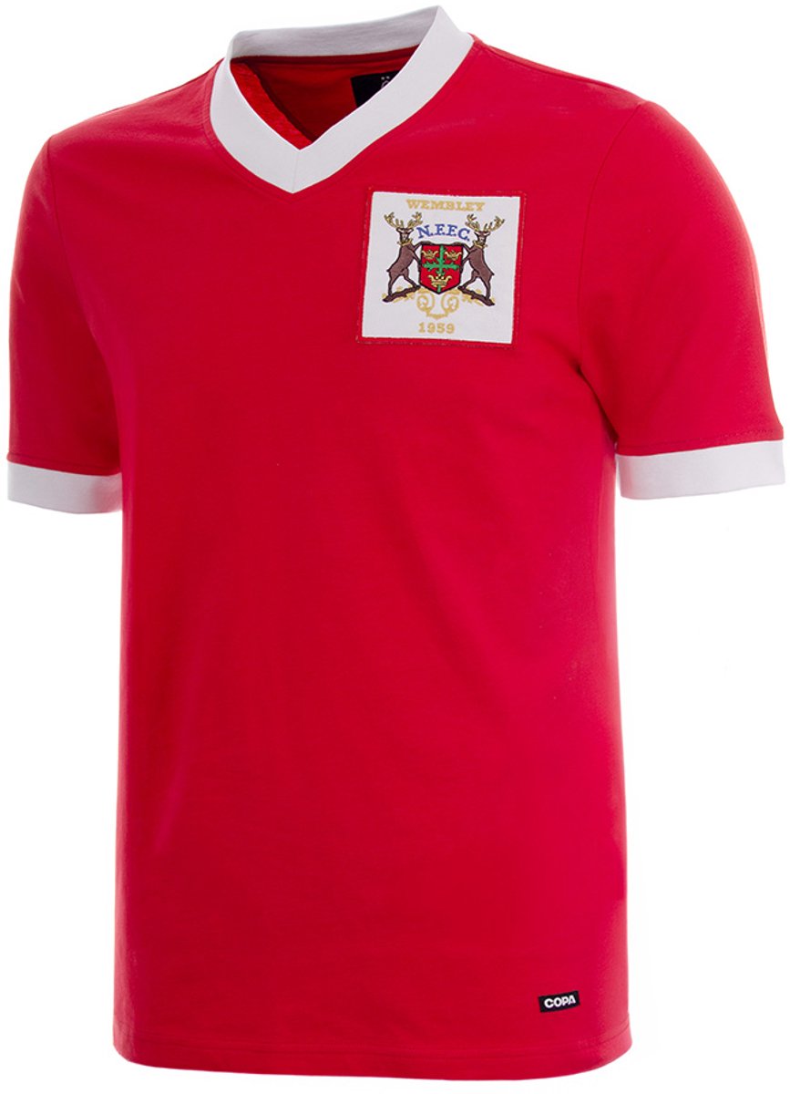 COPA Football - Nottingham Forest 1959 Cup Final - Retro Voetbalshirt - Heren - XL - Rood