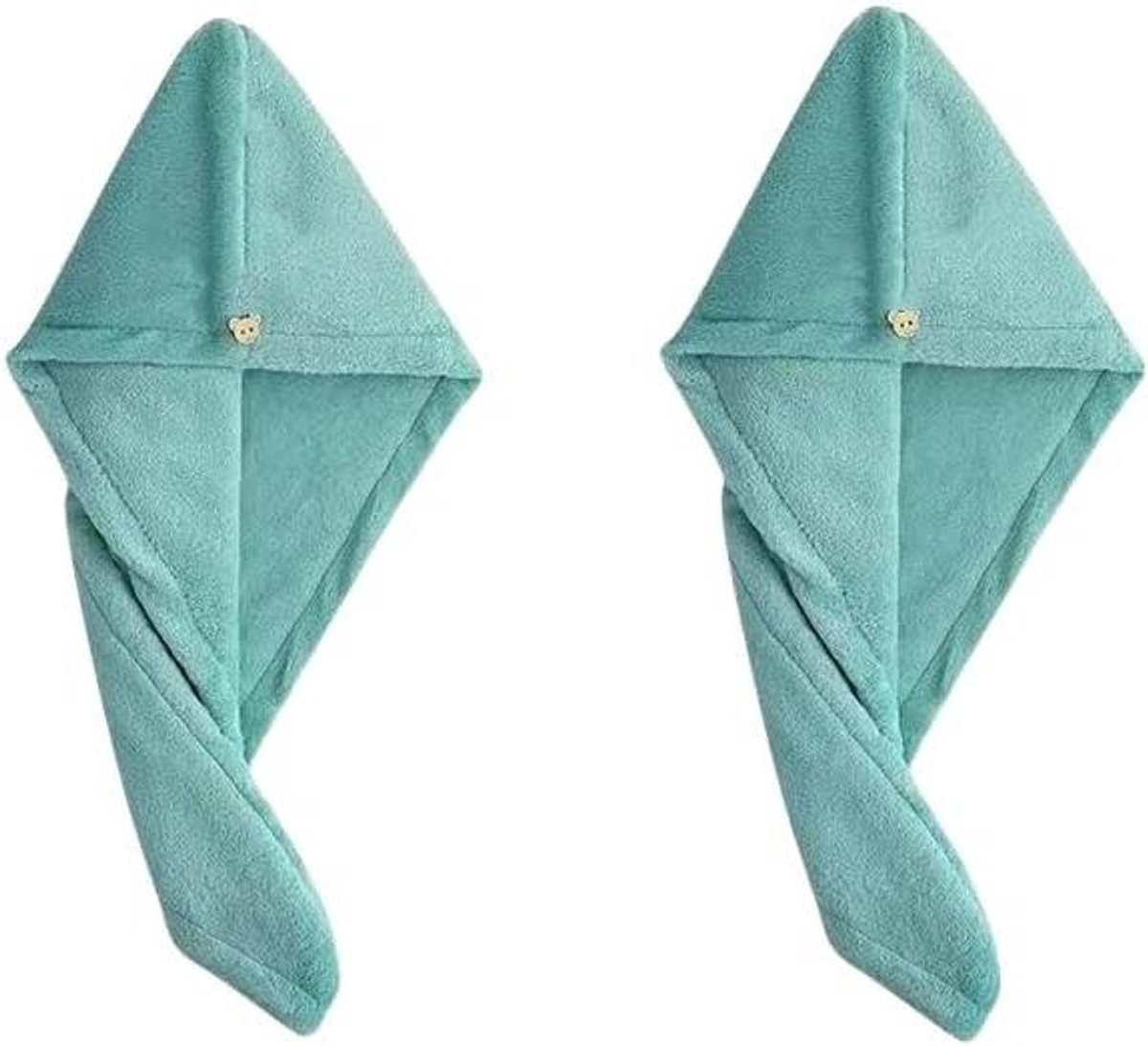 Drogende Haarcap - Haarhanddoek Turban - Haar Drogen - Snel Absorberend - 2 Stuks - Niet gespecificeerd