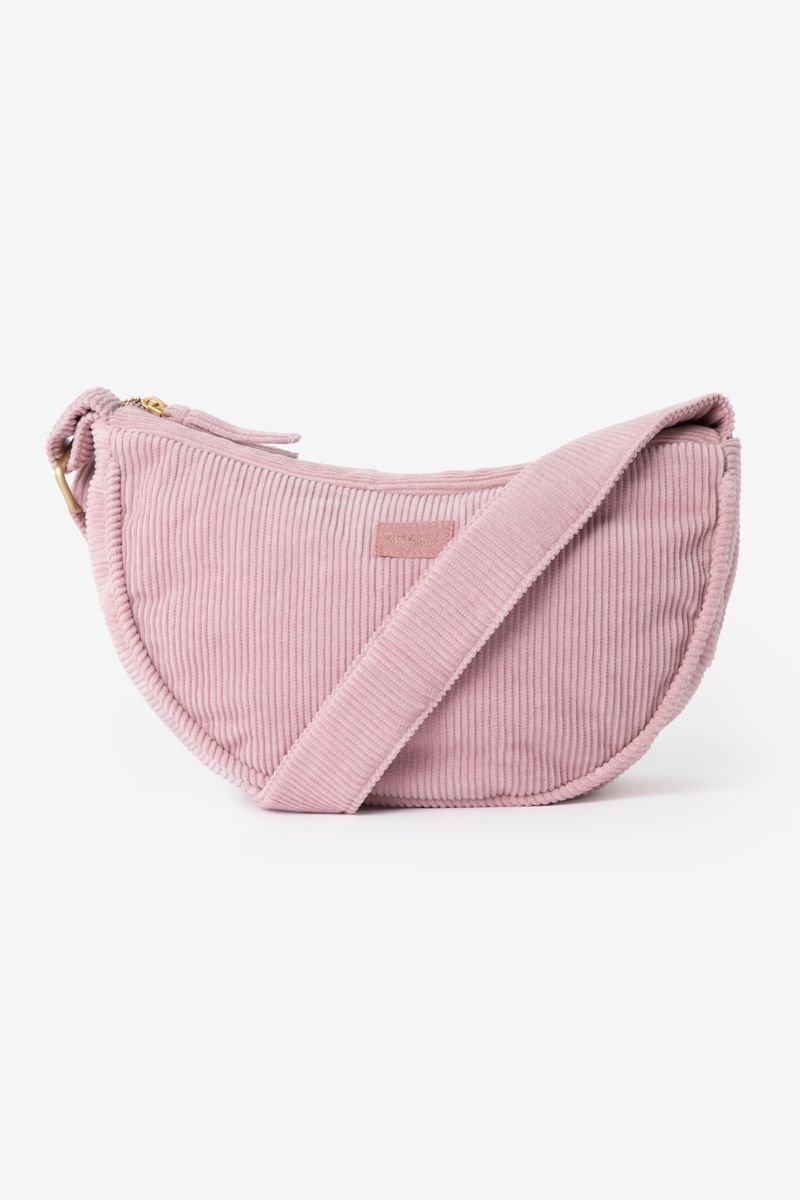 Sissy-Boy - Lichtpaarse corduroy crossbody tas