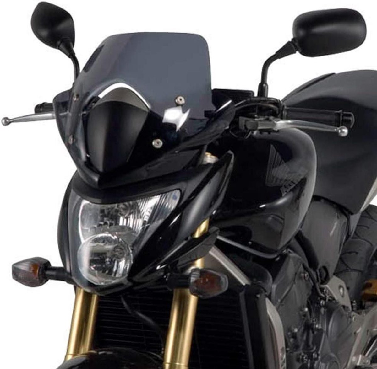 Voorruit Motor - Windscherm Motor - Bescherming Tegen Wind - Voertuigspecifieke Pasvorm - 335 x 405 cm - Gerookt