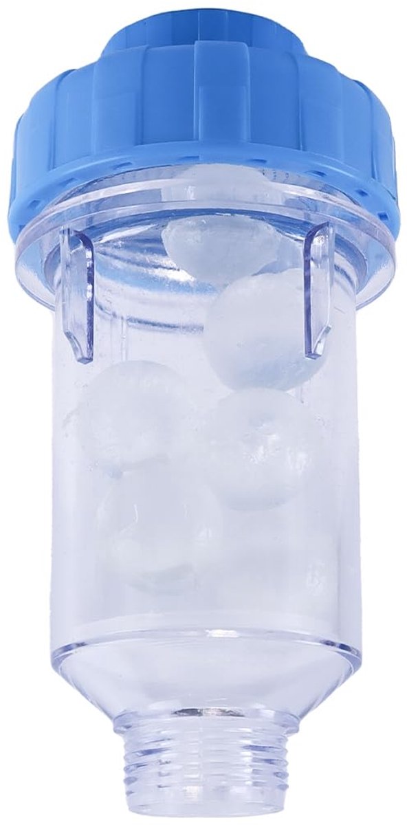 SnelShoppen - Wasmachine waterfilter met siliconen fosforkristallen, voorfilter voor kraanwater, verwijdert roest en sedimenten, geschikt voor 3/4 inc
