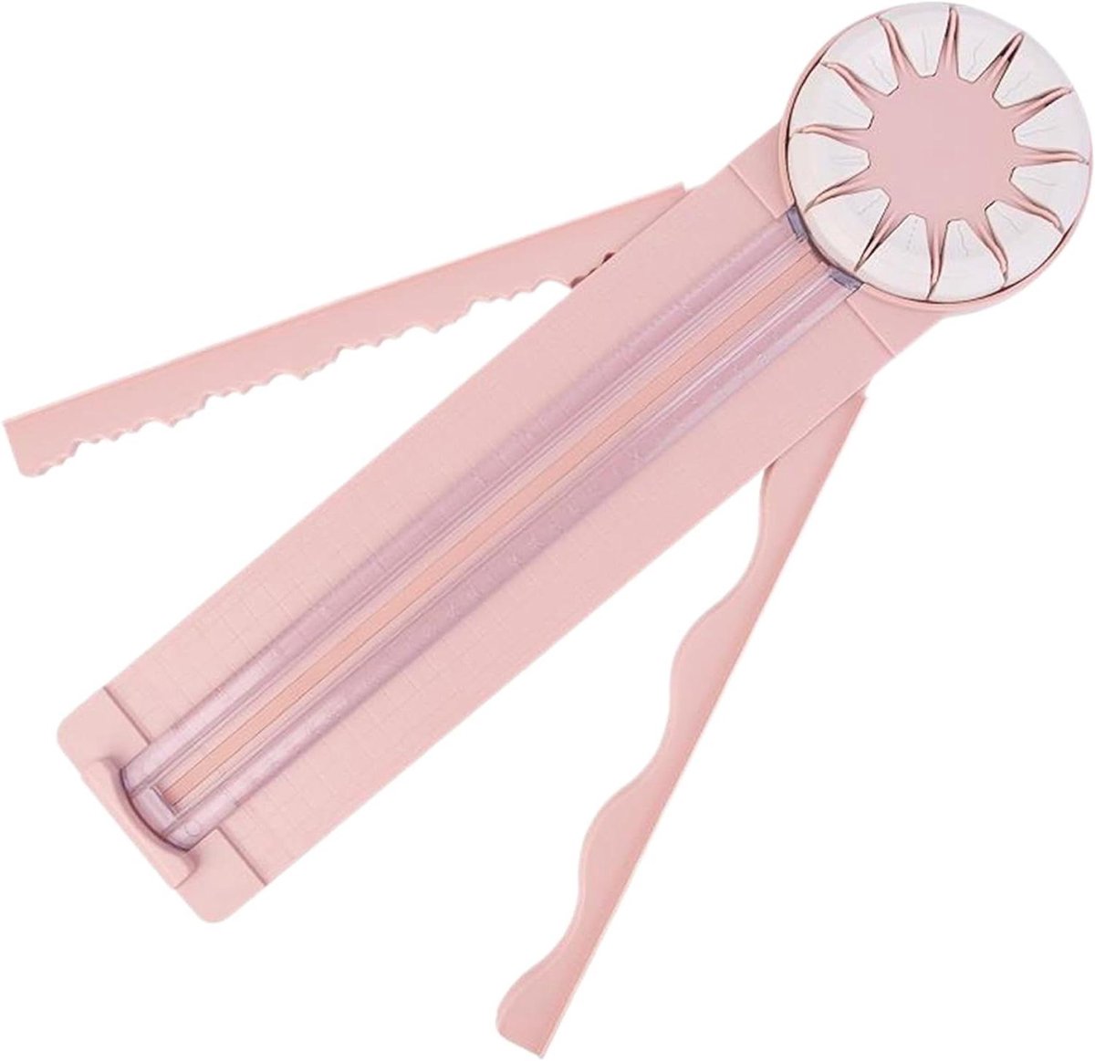 Roterende Papiersnijder - Papier Trimmer Knutselsnijder - Doe-het-zelf Knutselen - 12 Snijopties - 46.8 cm - Willekeurig
