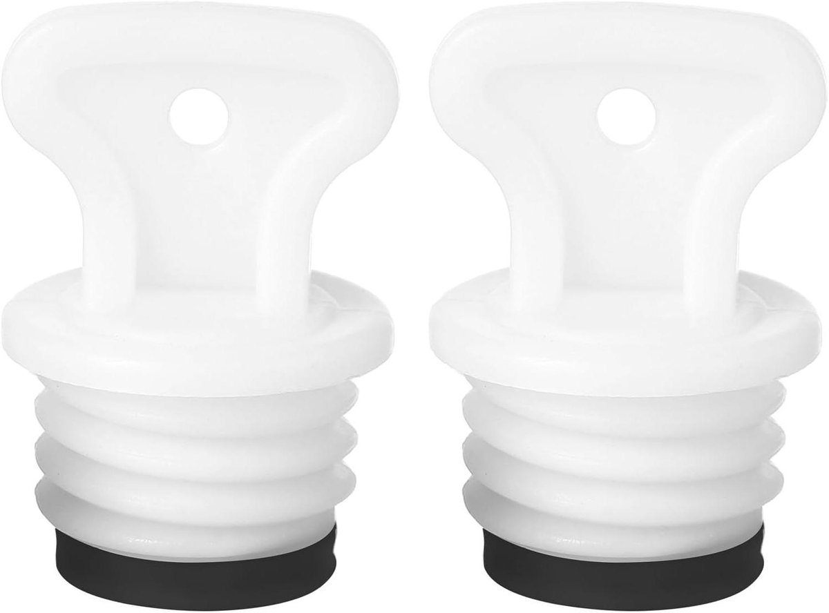 Rubberen Afdichtstoppers - Warmwaterkruik Doppen - Warmwaterzak Onderhoud - Lekvrije Vervanging - 35 x 25 cm - Zwart
