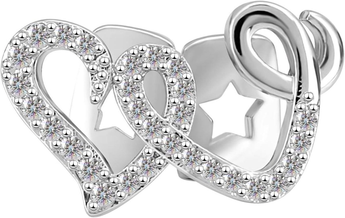 Tanden Grillz - Tanden Sieraden - Feest Accessoire - Zirkonia Kristallen - 8.7 x 5.8 cm - Goudkleurig