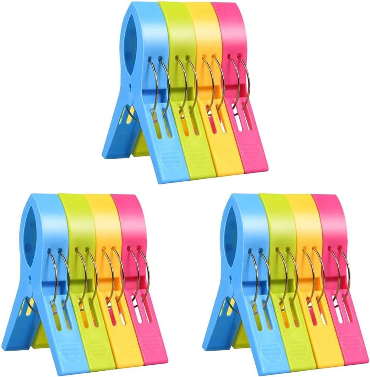 Wasknijpers, handdoekklemmen, strandhanddoekclips, winddichte klemmen