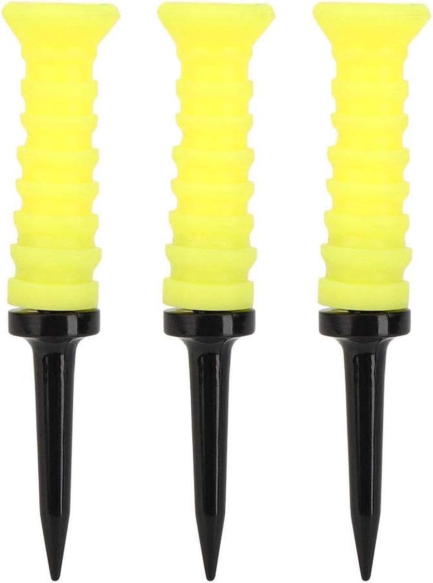 Tees Elastisch, Rubberen Balhouder voor Golf Praktijk Trainingstools