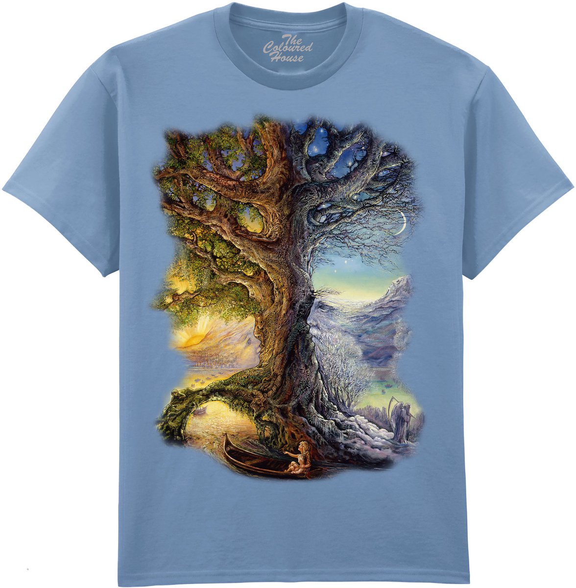 Tree Of Time The Coloured House T-shirt XL
