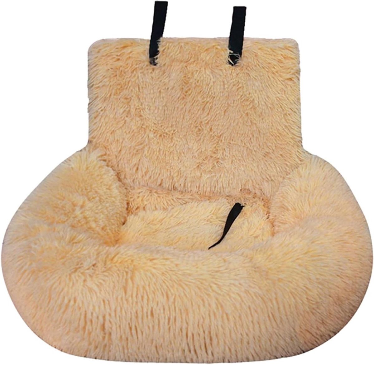 Honden Autostoeltje - Reismand Hond - Veilig Reizen - Afneembare Hoes - 36 x 34 x 20 cm - Abrikoos