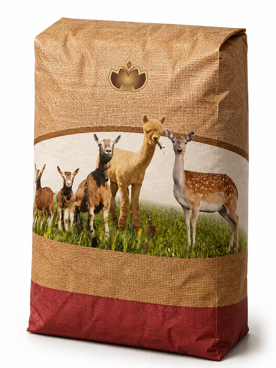 Voerwaarts Geitenbrok Basis - 20kg - grote korrel 5mm - Geitenvoer