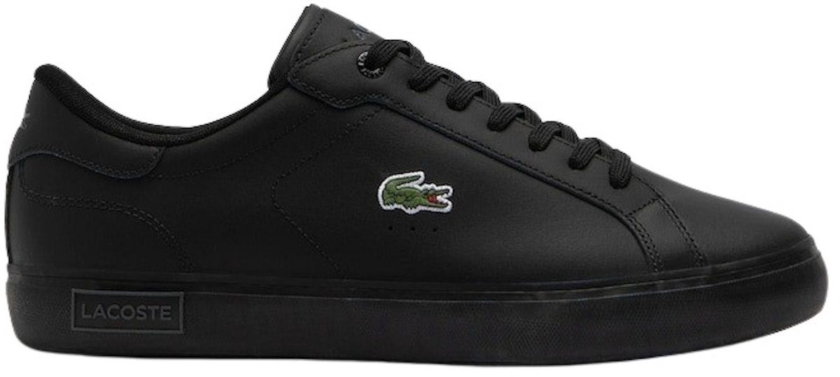 Lacoste POWERCOURT 125 2 SMA BLK/BLK Heren Sneakers - zwart / zwart