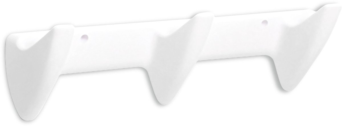 Olympia Triple Hanger, Polypropyleen, Wit, One Size