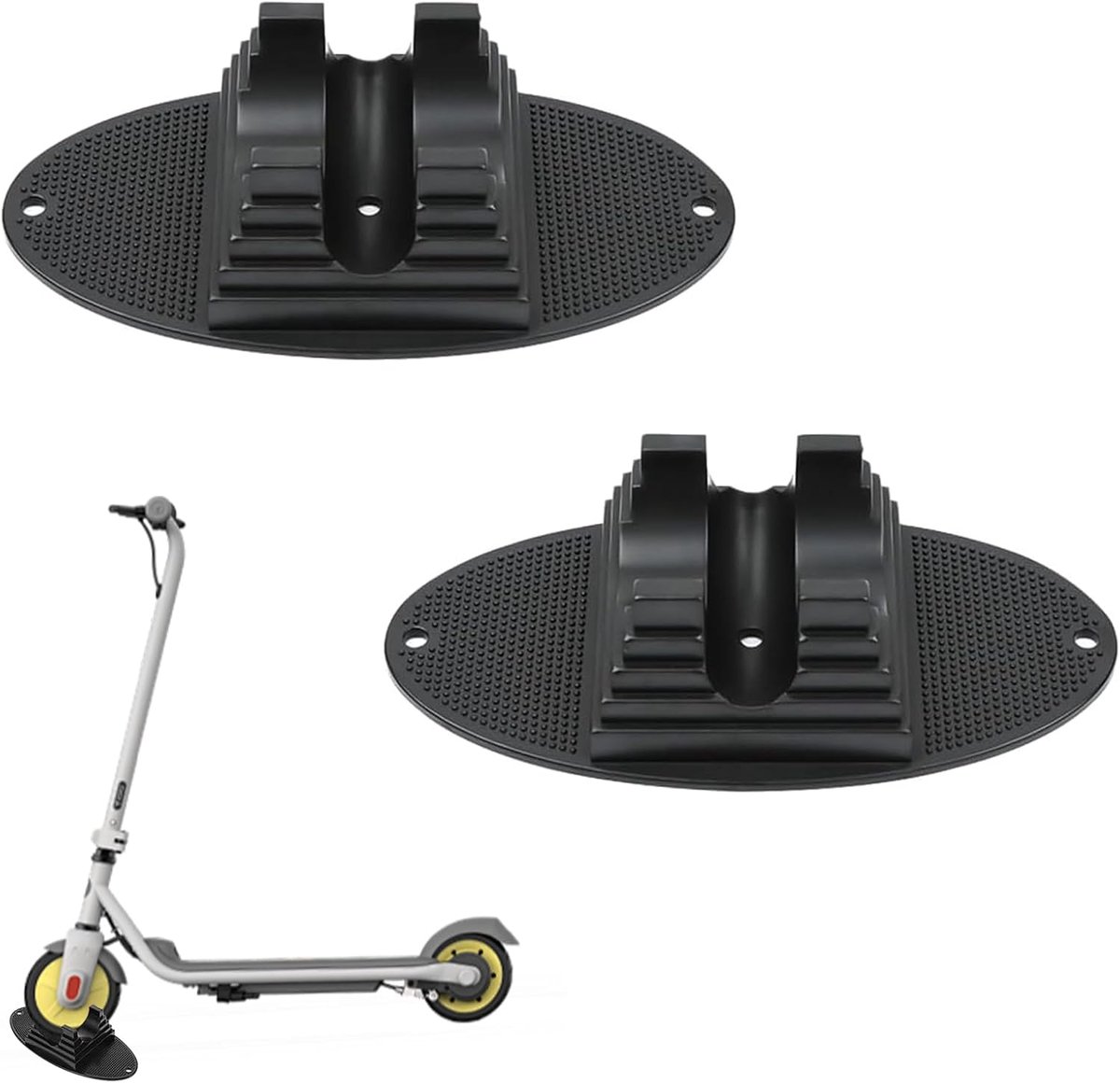 2 stuks universele stepstandaard, stepstandaard voor grote wielen van 95 cm tot 120 mm, stabiele stuntstepstandaard voor professionele stunten freestyle steppen voor kinderen