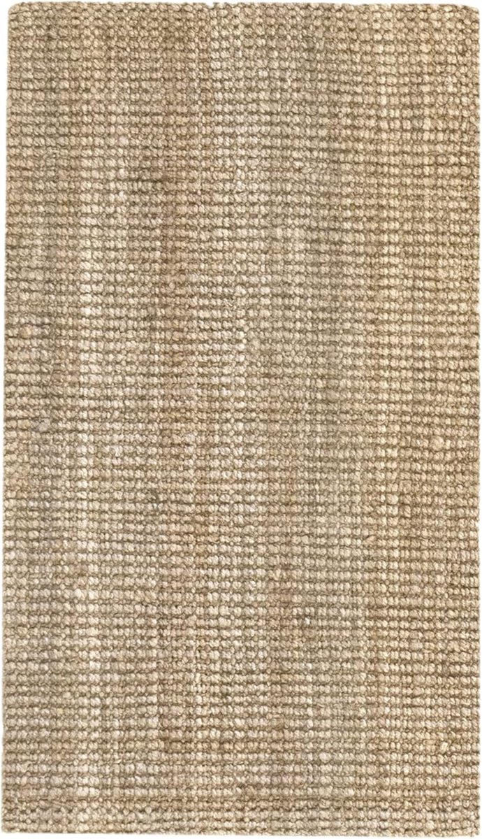 - Tapijt van Jute Kerala Handgeweven voor Woonkamer, Slaapkamer, Eetkamer, Gang, Ingang (Natuurlijk, 150x80 cm)