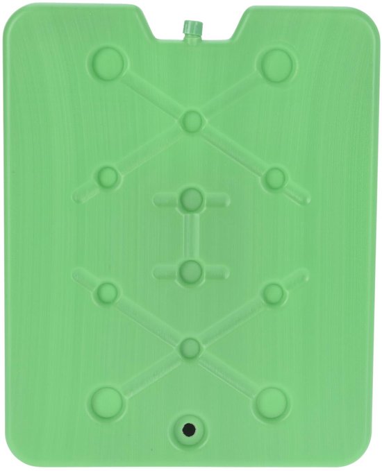 Excellent Houseware Koelelement Ice Pack - 2x - groen - plat - polyethyleen - 900 gram - 32 x 25 x 1 cm - schijf van Excellent Houseware — afbeelding 5