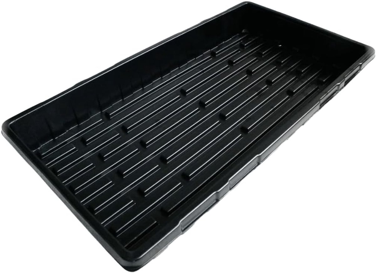 1020 Microgreen Tray with or without holes Zonnebloemen, Erwten, Tarwegras Microgroenten Kweekbaken - 5 PACK (With Holes)